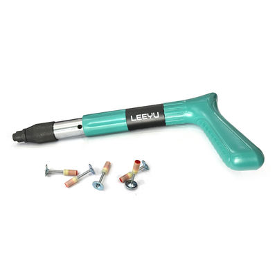 Green Mini Steel Nail Gun 4 engrenagens Potência ajustável para o teto para o comprimento máximo do prego 2in