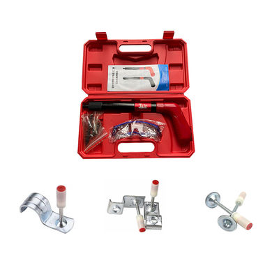 Disparando em chapas metálicas Mini arma de unhas sem fio fixa com design pequeno e portátil