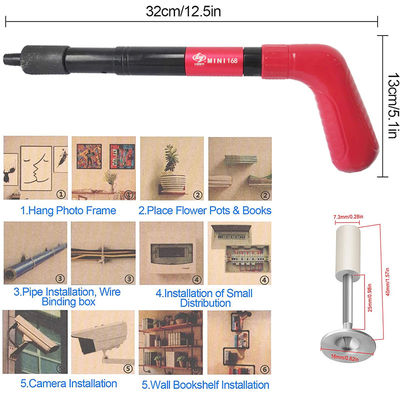 Pistola de pregos de teto manual multifuncional para melhorias domésticas em grau industrial