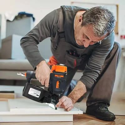 Nailer de bobina pneumática CN70 para paletes e desempenho