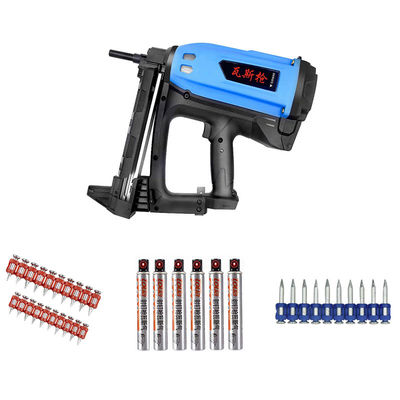 Pistola de cravos de gás potente GSN50 Design azul preto para betão e pinos de acionamento