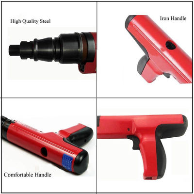 A fixação rápida e precisa de parede de concreto com pistola de prego de 2,5 kg para min.
