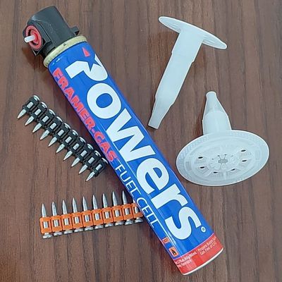 Suporte personalizado 2 em 1 Nailer de gás para desempenho de concreto e isolamento