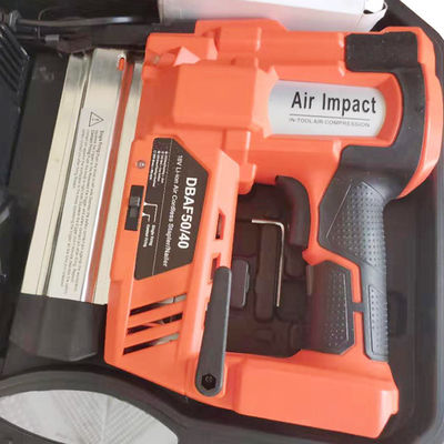 Versátil 18V Brad Nail Gun Pneumatic Gun Nails Stapler para Várias Aplicações