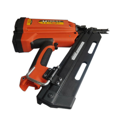 Pistola de prego de armação de gás laranja de alta capacidade para construção e decoração