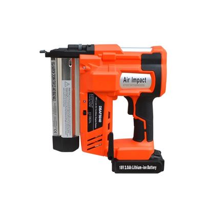Nailer sem fio de 18 volts de madeira para uso industrial, com capacidade para até 100 pregos com bateria Li