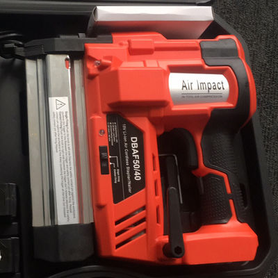Nailer sem fio de 18 volts de madeira para uso industrial, com capacidade para até 100 pregos com bateria Li