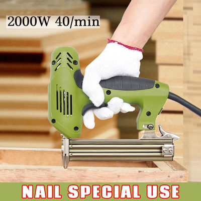 Ferramentas Elétricas de 2000W Eletrodomésticos Eletrônicos Stapler Gun Staple 10-30mm 1,6kg 2 em 1 Framing Tacker