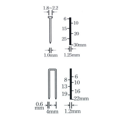 Ferramentas Elétricas de 2000W Eletrodomésticos Eletrônicos Stapler Gun Staple 10-30mm 1,6kg 2 em 1 Framing Tacker