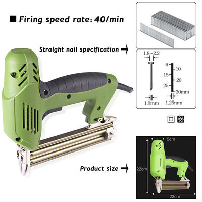 Arma de grapação elétrica de grau industrial 10-30 mm de prego reto 40/min Voltagem especial N/A