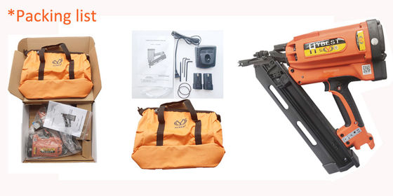 4000 pregos por carga Nailer sem fio movido a gás A solução perfeita para moldar