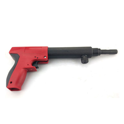 Nailer de fixação acionado de pó vermelho para pregos de telhado de arma profissional e durável