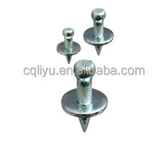NK Nails equipado com pistola de prego sem fio modelo 450 para concreto e aço