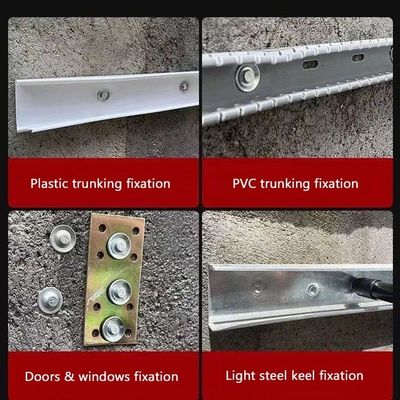 Ferramentas de fixação de teto em casa silenciosa Mini Nailer Punch para tiro de placa de metal de concreto