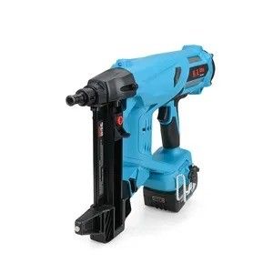 Toua DCCN40 Lithium Electric Cordless Steel Nail Gun para Instalação Hidrelétrica 21V/4.0Ah