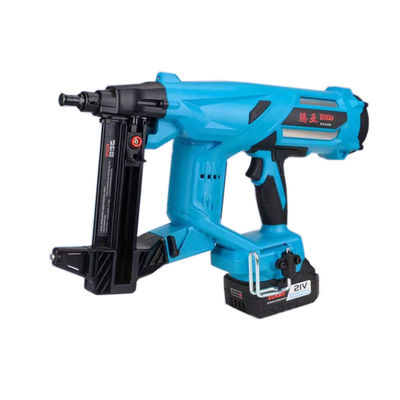 Toua DCCN40 Lithium Electric Cordless Steel Nail Gun para Instalação Hidrelétrica 21V/4.0Ah