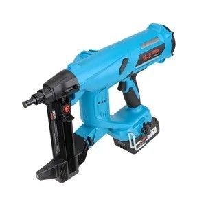 Toua DCCN40 Lithium Electric Cordless Steel Nail Gun para Instalação Hidrelétrica 21V/4.0Ah