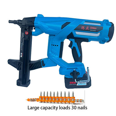 Faça o trabalho rapidamente com a nossa pistola de pregos de concreto com bateria de 21 V e 2 baterias