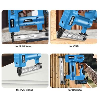 Prático Carregamento Bateria de 21 V Brad Nailer para Trabalho de Madeira e Tapete