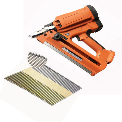 Pistola de prego com armação de gás com potência e compacto para max. comprimento de prego de 3 1/2 polegadas