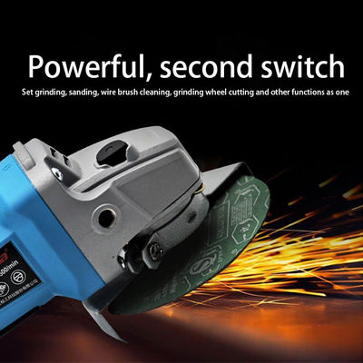 Velocidade máxima do motor 8500 RPM Moedor de ângulo sem escova recarregável de 21 V para corte e polir