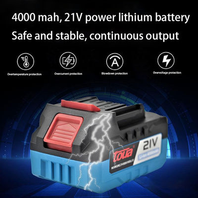 Velocidade máxima do motor 8500 RPM Moedor de ângulo sem escova recarregável de 21 V para corte e polir