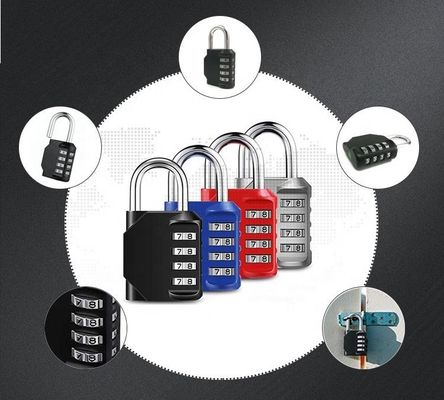 Bloqueio de combinação 80*43*20mm de liga de zinco multi-rolável com suporte personalizado