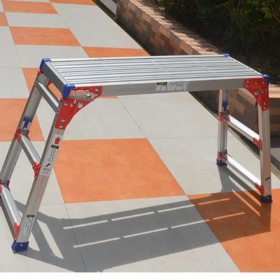 120 cm de altura tabuleiro de plataforma de trabalho dobrável para lavagem de automóveis e escalada doméstica