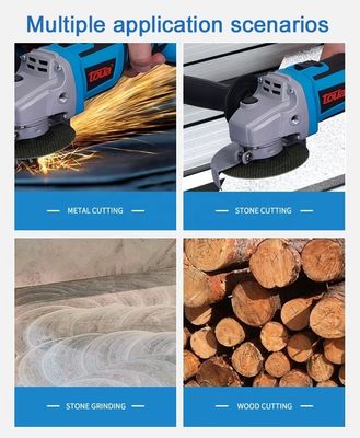 Moedor de ângulo portátil de 21 V com motor sem escovas e bateria de velocidade variável