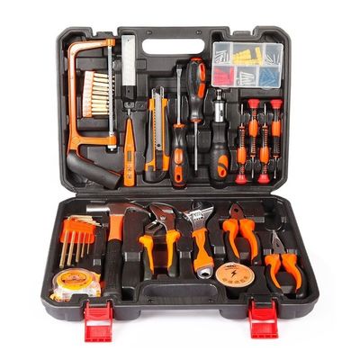 Atualize sua caixa de ferramentas com este Kit de ferramentas domésticas versátil caixa de ferramentas de plástico incluído