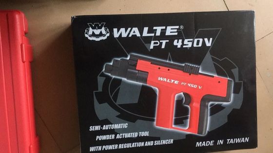 PT-450V Pistola de pregas acionada a pó com comprimento de 355 mm e para comprimento máximo de pregas de 3 1/2 polegadas