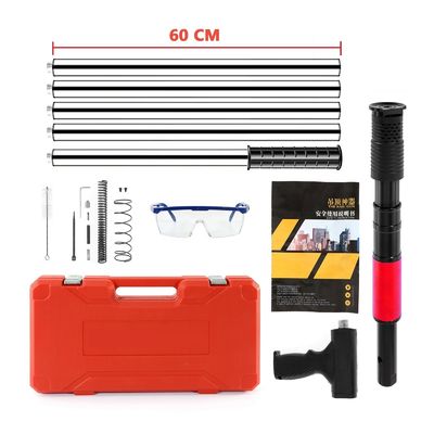 Capacidade forte 4 engrenagens de aço pistolas de prego silenciador automático de escória rivet Nailer para Max comprimento de prego 2 1/2IN