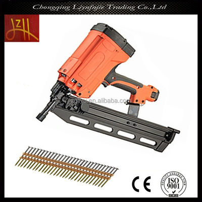 110-240V/50-60HZ Nailer de estrutura de gás e bateria para pregos de estrutura de madeira