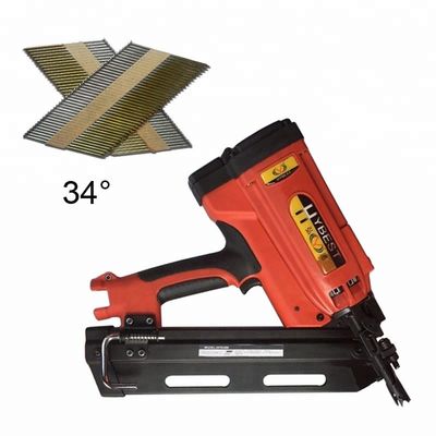 3.6kg Pneumático Gás sem fio Nail Gun Framing Nailer Battery Life 4000 pregos por carga