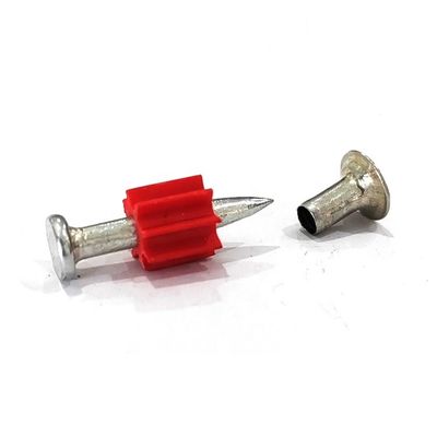 Diâmetro geral da cabeça 25 mm Poda de aço acentuada cravos de tiro de concreto com 4 mm de caneta