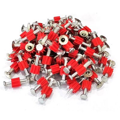 Diâmetro geral da cabeça 25 mm Poda de aço acentuada cravos de tiro de concreto com 4 mm de caneta