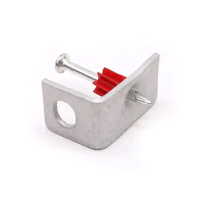 Electro Galvanizado Pólvora Acionada Nail Gun com 90 graus Washer e 25mm comprimento de haste