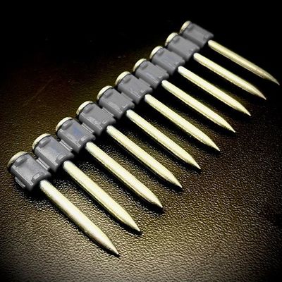 DX460 Fluted Shank Magazine Collated Strip Drive Nail Pins para a Indústria da Construção