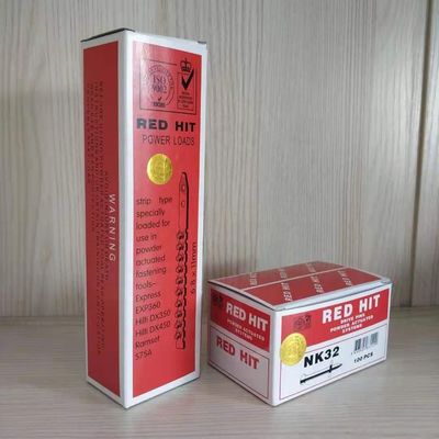 Concreto Nail RED HIT 6.8*11 Cargas de potência e pinos de acionamento NK32 com estilo de cabeça plana