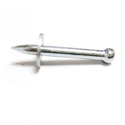 Galvanizado-brilhante cabeça redonda de aço Lavadora de concreto Disparando Nail Drive Pin para segurar