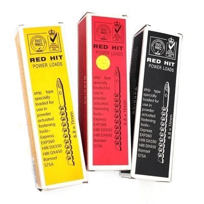 Top-.27 CAL cartuchos industriais 6.8x11 Power Loads Strip para aplicações de trabalho pesado