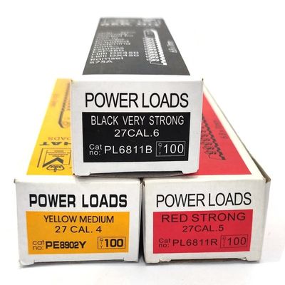 Top-.27 CAL cartuchos industriais 6.8x11 Power Loads Strip para aplicações de trabalho pesado