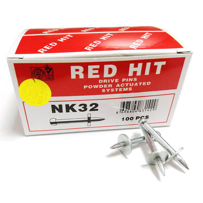 Acessórios Flauta RED HIT Ferramentas de fixação de aço galvanizado Pins de accionamento de concreto Pinguinhos de tiro