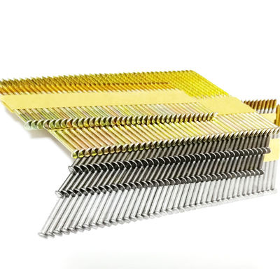 2 " 3-1/2 " ISO Standard Framing Nails 34 Graus com Electro Galvanizado