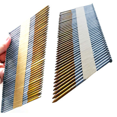 2 " 3-1/2 " ISO Standard Framing Nails 34 Graus com Electro Galvanizado