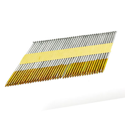 2 " 3-1/2 " ISO Standard Framing Nails 34 Graus com Electro Galvanizado