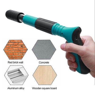 33cm Azul Mini Nail Gun Aço de baixo ruído para parede de cimento Decoração do lar Industrial