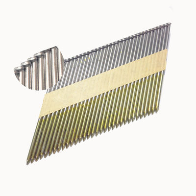 Cravos de faixa colados de zinco branco e prateado para fio de 2,87 a 3,3 mm de diâmetro a granel