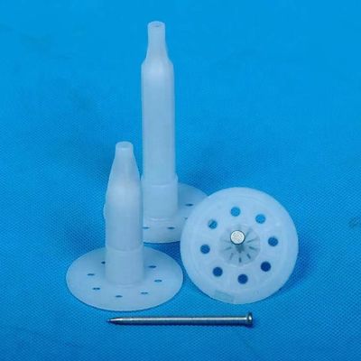 Nail de isolamento e dowel de plástico galvanizado para desempenho de parede externa