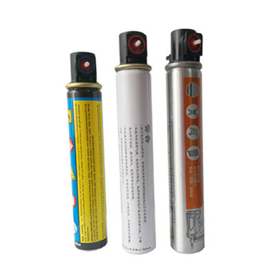 Tanque de célula de combustível de alta capacidade para Paslod Gas Nailer Butano Propano Combustível 40g/80ml